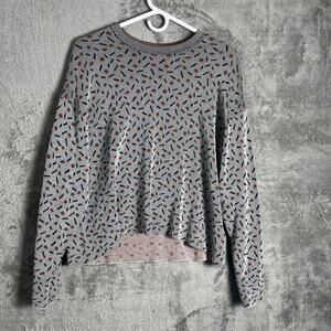 MM Lafleur The Tyler Pullover Sprinkle Knit Crew‎ Neck Sweater Size Medium